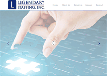Tablet Screenshot of legendarystaffing.com